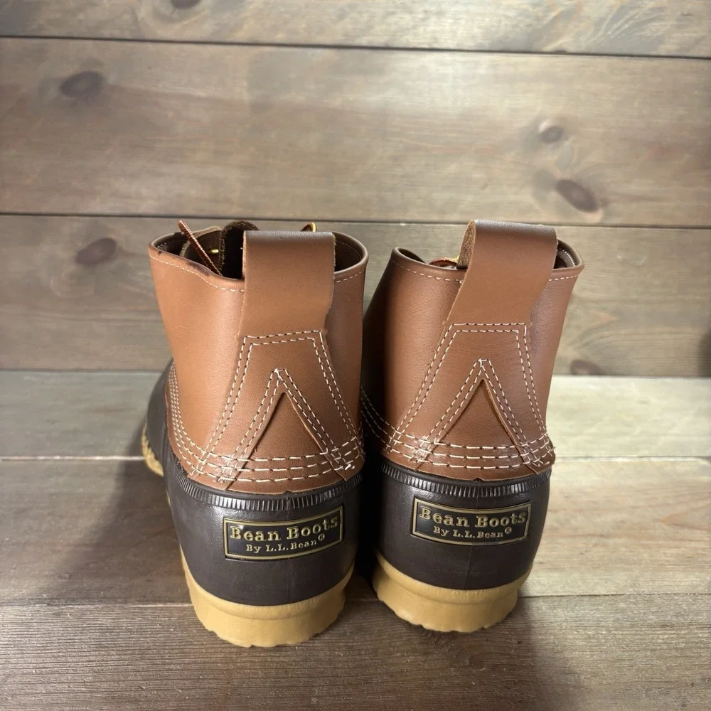 ll bean duck boots mens size 12 wide shoes brown hunting winter waterproof boots